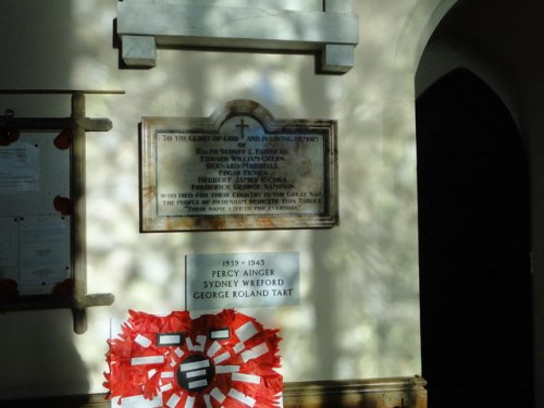 War Memorial St. Peter Church