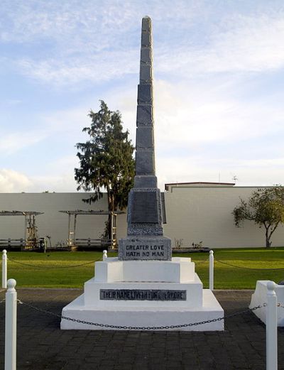 Oorlogsmonument Whitianga