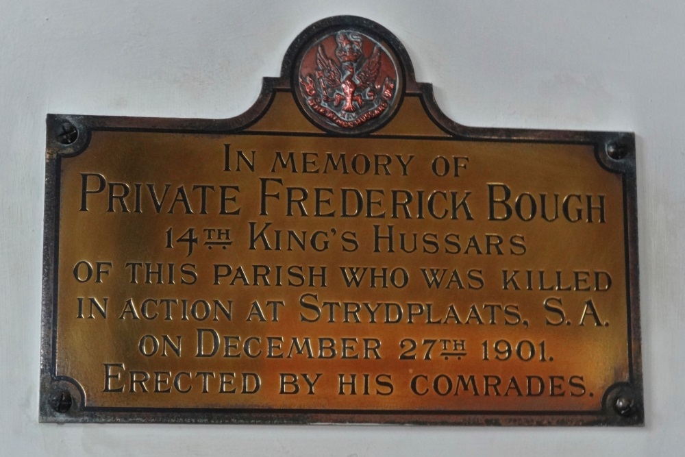 Gedenkteken Private Frederick Bough #1