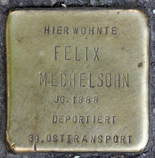 Stolperstein Adalbertstrae 95 #1