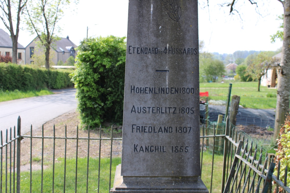 Monument Baron Jean de Crepy, Luitenant 4de Regiment Huzaren #3