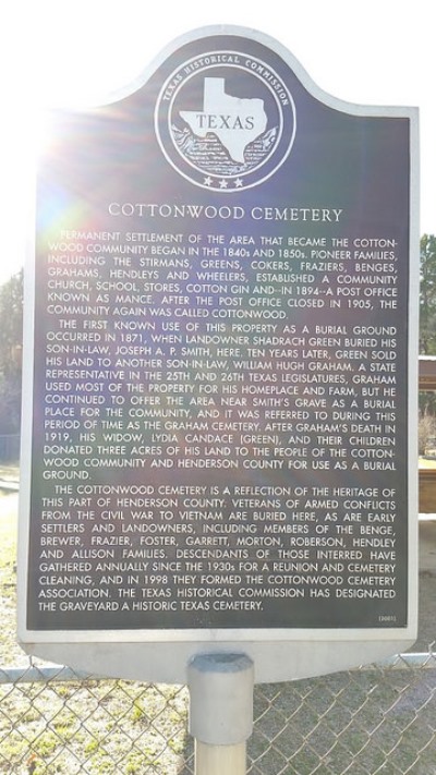 Veteranengraven Cottonwood Cemetery #1