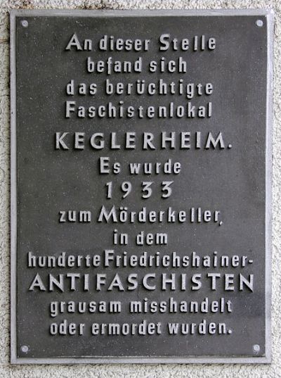 Memorial Keglerheim #1