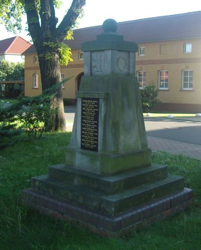 War Memorial Ttzschwitz #1
