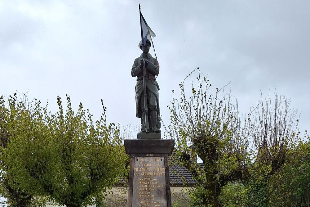 Oorlogsmonument Villeneuve-au-Chemin #1
