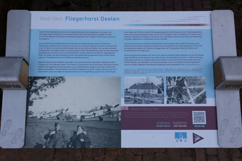 Informatiebord Fliegerhorst Deelen