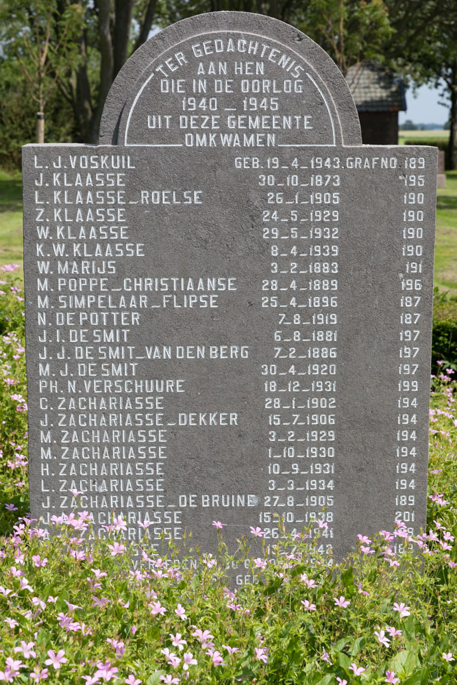 Monument Algemene Begraafplaats Biggekerke #4