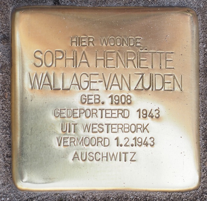 Stolpersteine Graaf van Burenstraat 23 #3