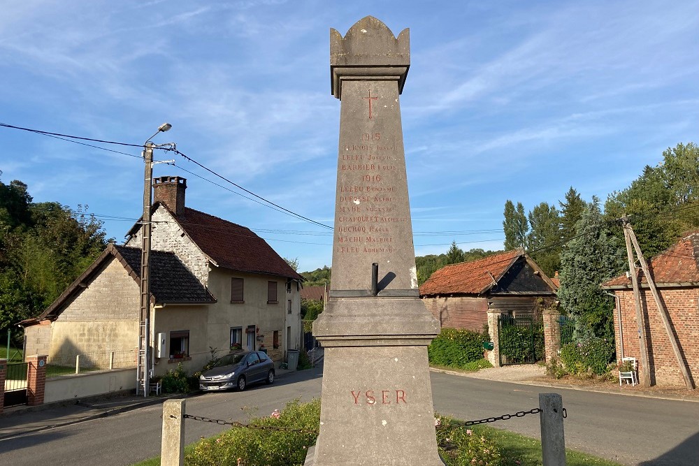 Oorlogsmonument Ercourt #3