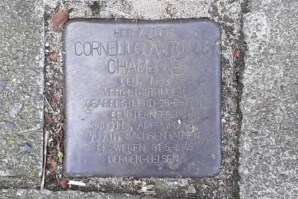 Stolperstein Bucheliusstraat 4