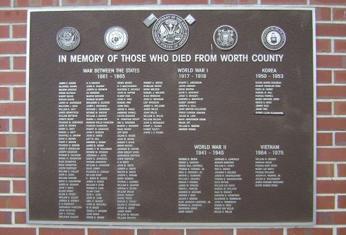 War Memorial Worth County #2