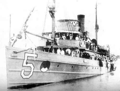 Scheepswrak USS Tanager (AM-5) #1