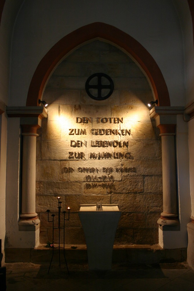 Commemorative panel Minster Church of Saint Boniface #2