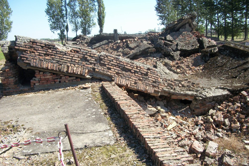 Restanten Gaskamer 3 Auschwitz II (Birkenau)