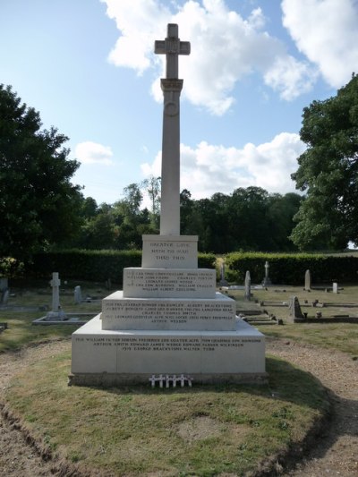 Oorlogsmonument Longparish #1