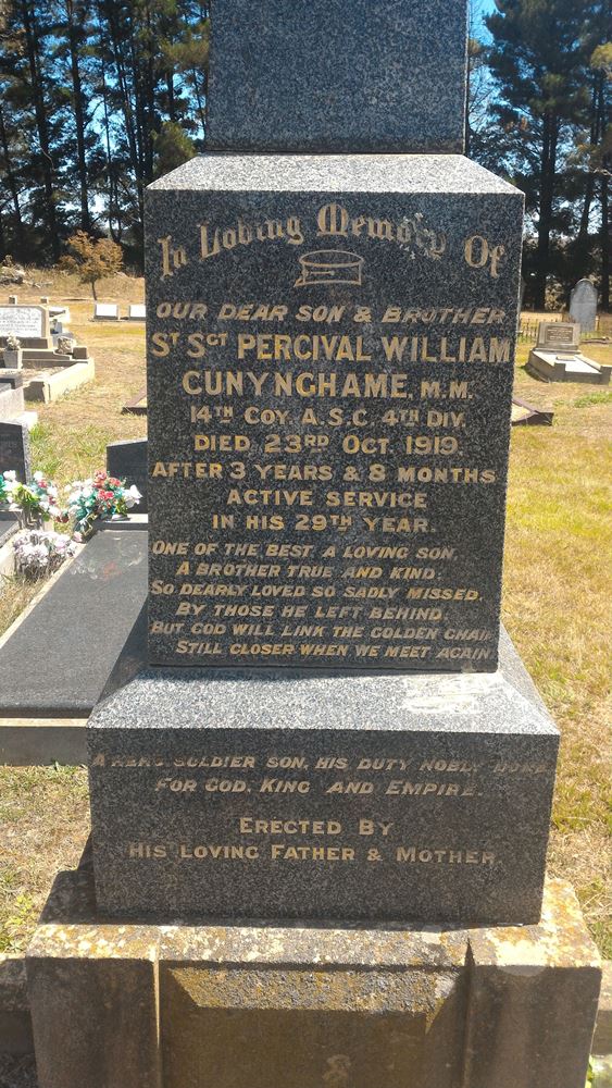 Commonwealth War Grave Oberon Cemetery