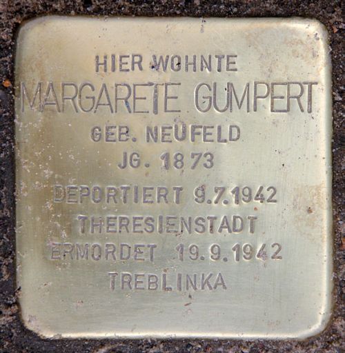 Stolpersteine Mommsenstrae 35 #1