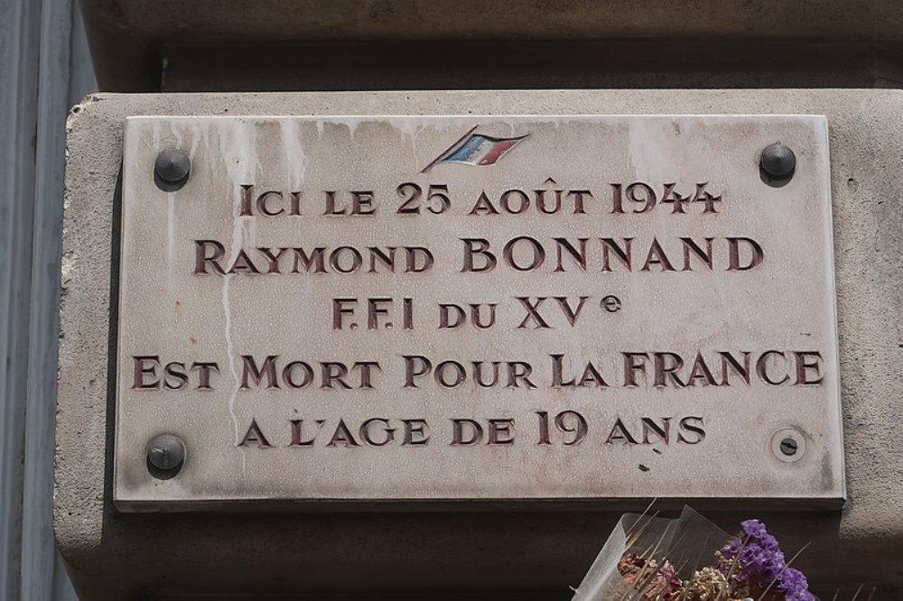 Gedenkteken Raymond Bonnand