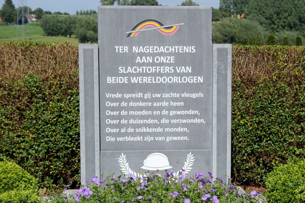 Oorlogsmonument Begraafplaats Anzegem #2