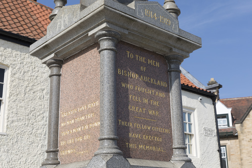 Oorlogsmonument Bishop Auckland #2