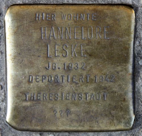 Stolpersteine Waldemarstraße 42 #1