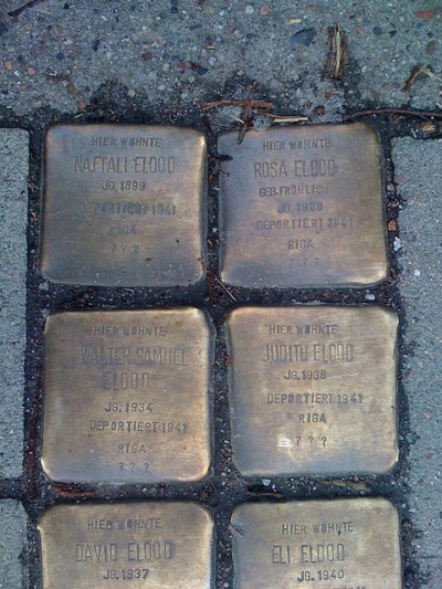 Stolpersteine Hallerstrae 55 #1