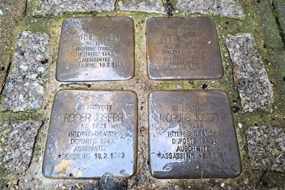 Stolpersteine Rue des Roses 10