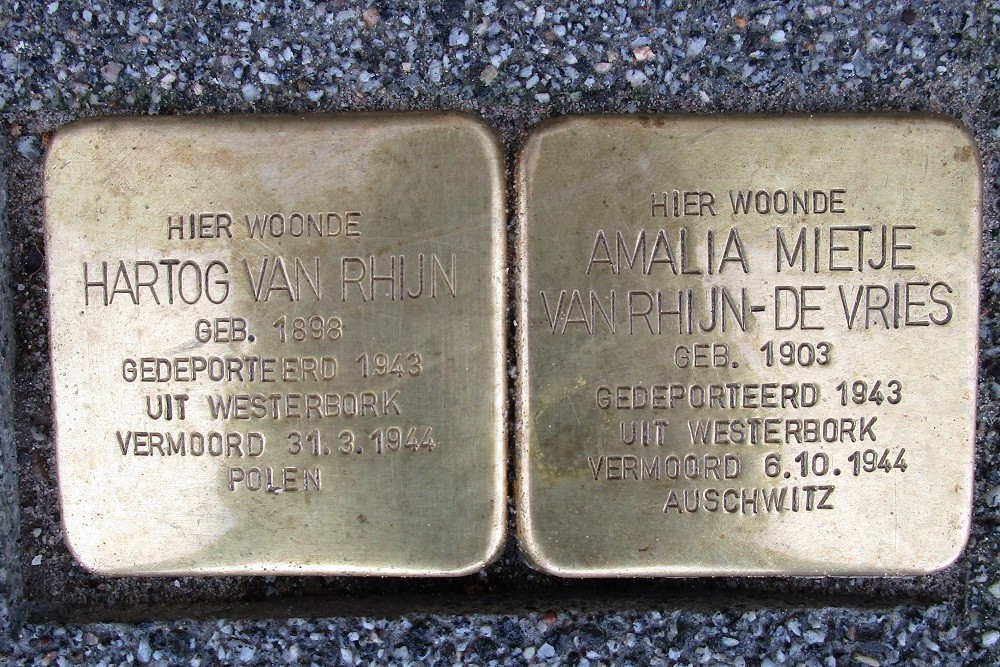 Stolpersteine Stadhoudersweg 149A #2