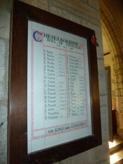 Roll of Honour St. Martin Church #1