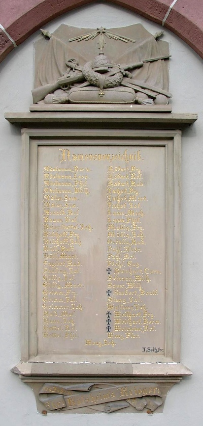 Monument Frans-Duitse Oorlog Külsheim