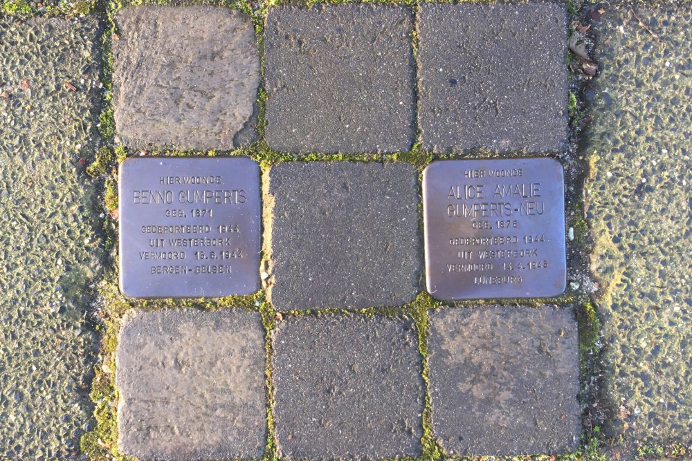 Stolpersteine Heuvellaan 1 #1