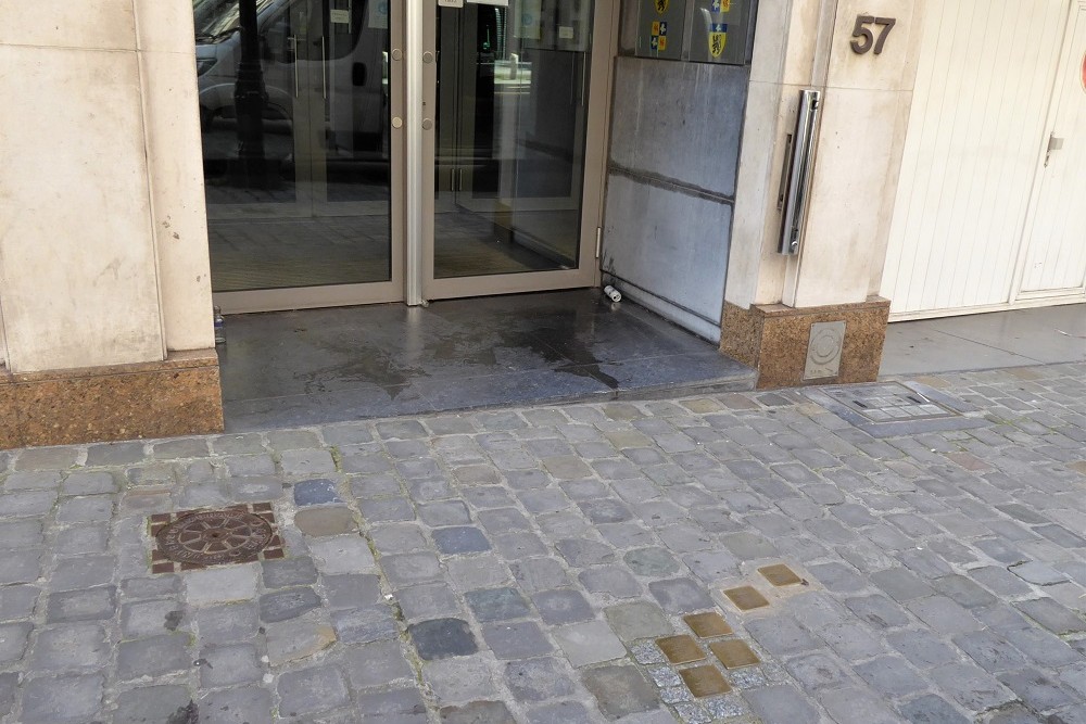 Stumbling Stones Rue de Lombard 57 #4