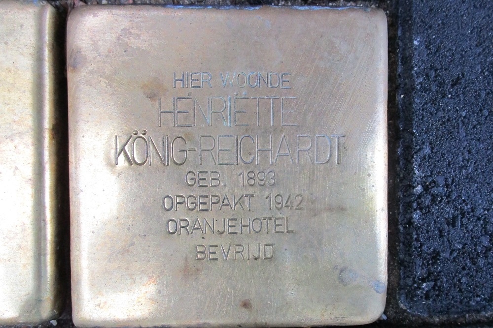 Stolpersteine Van Heutszstraat 26 #3