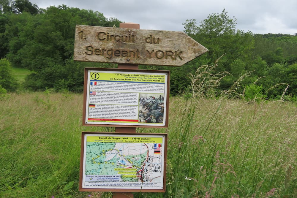 Sergeant York Historical Trail Chatel-Chéhéry #1