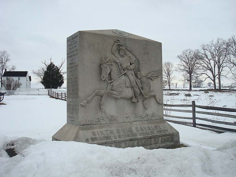Monument 6th Ohio Cavalry