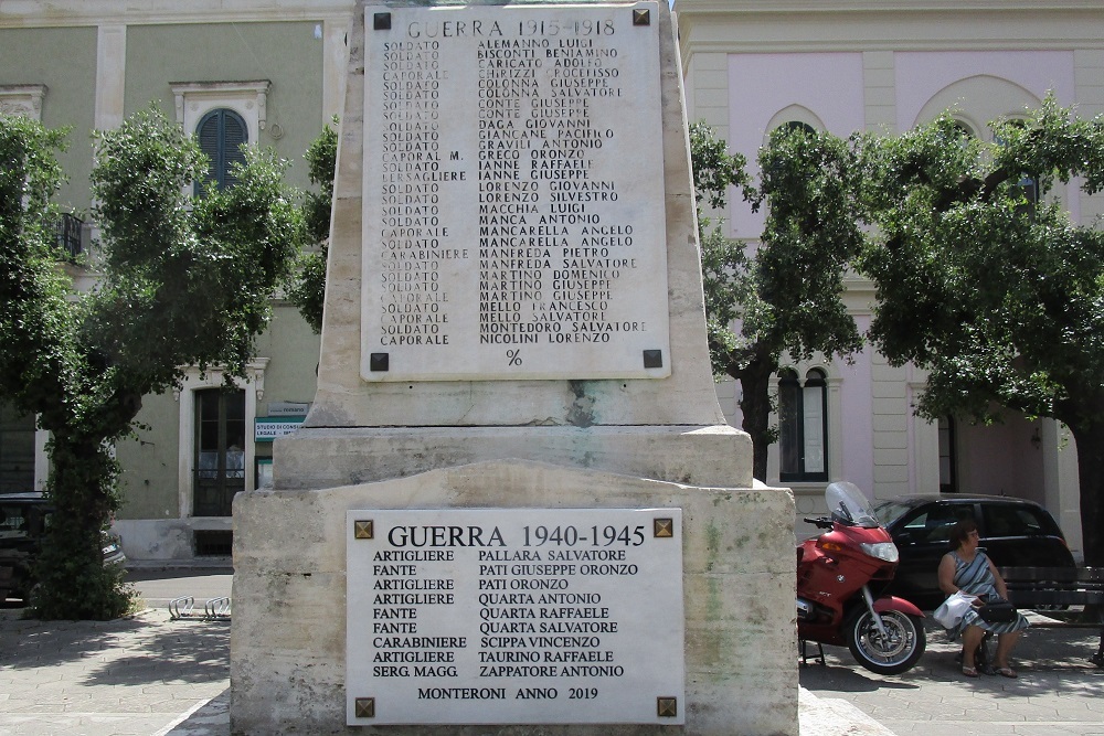 Oorlogsmonument Monteroni di Lecce #2