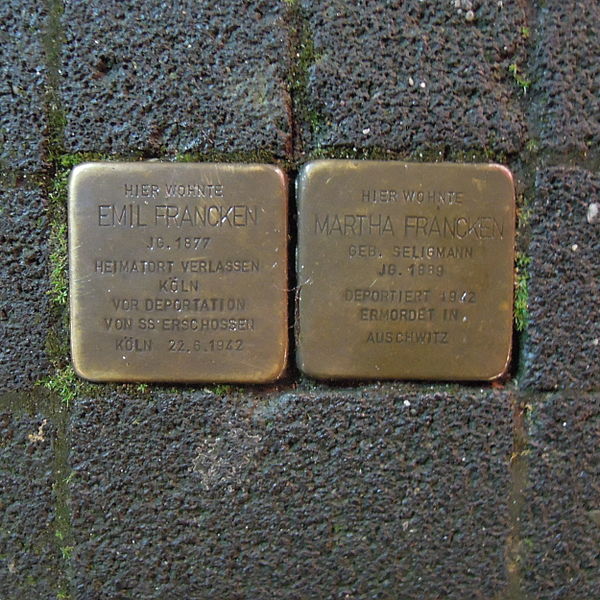 Stolpersteine Issumer Strae 1