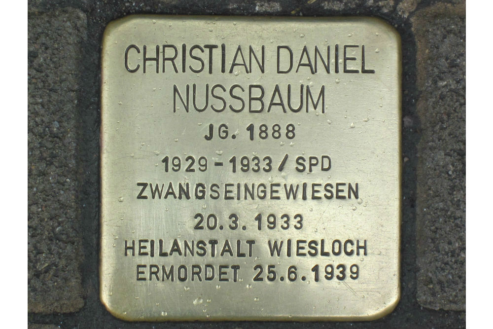 Stumbling Stone Barbarastraße 1