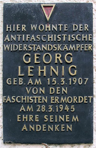 Gedenkteken Georg Lehnig #1