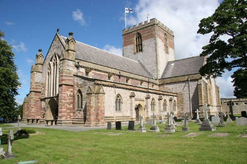 Commonwealth War Grave St. Asaph Cathedral Churchyard