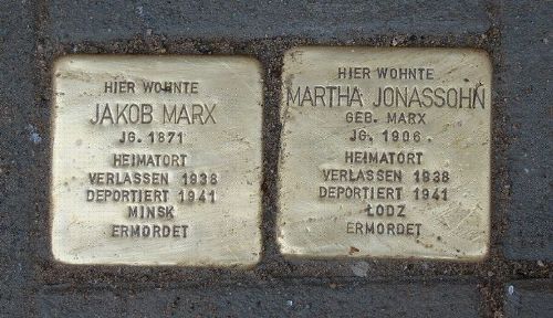 Stolpersteine Martinusstraße 26 #1