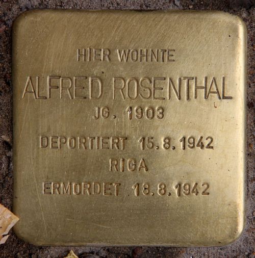 Stolpersteine Pariser Straße 6 #5
