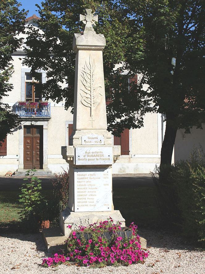 Monument Eerste Wereldoorlog Aubarde #1