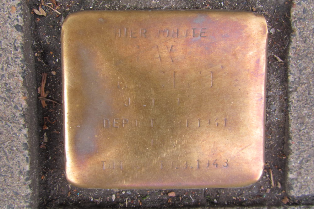 Stolperstein Frankfurter Strae 10