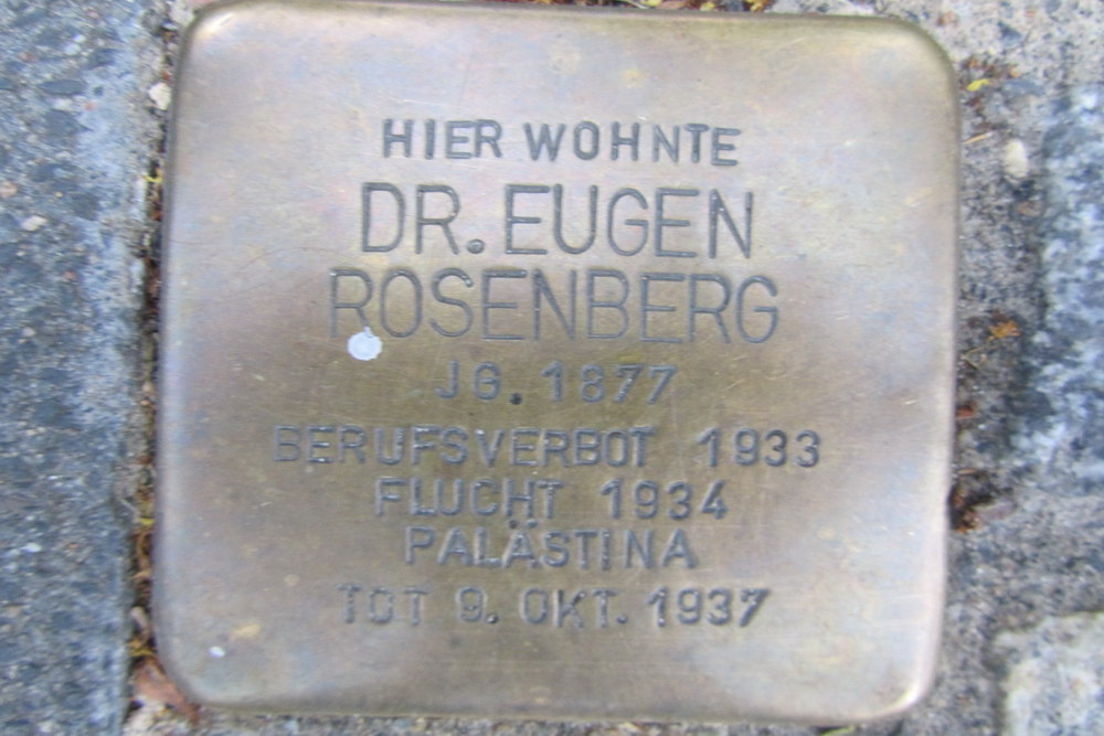 Stolpersteine Walter-Rathenau-Straße 29 #4