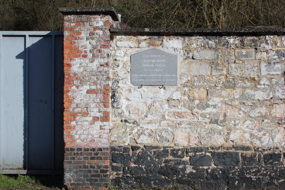 Commemorative Plate Executed Civilians Dinant