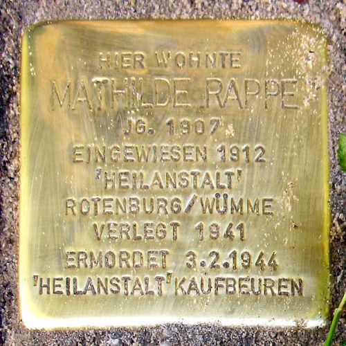 Stumbling Stone Mühlentor 1