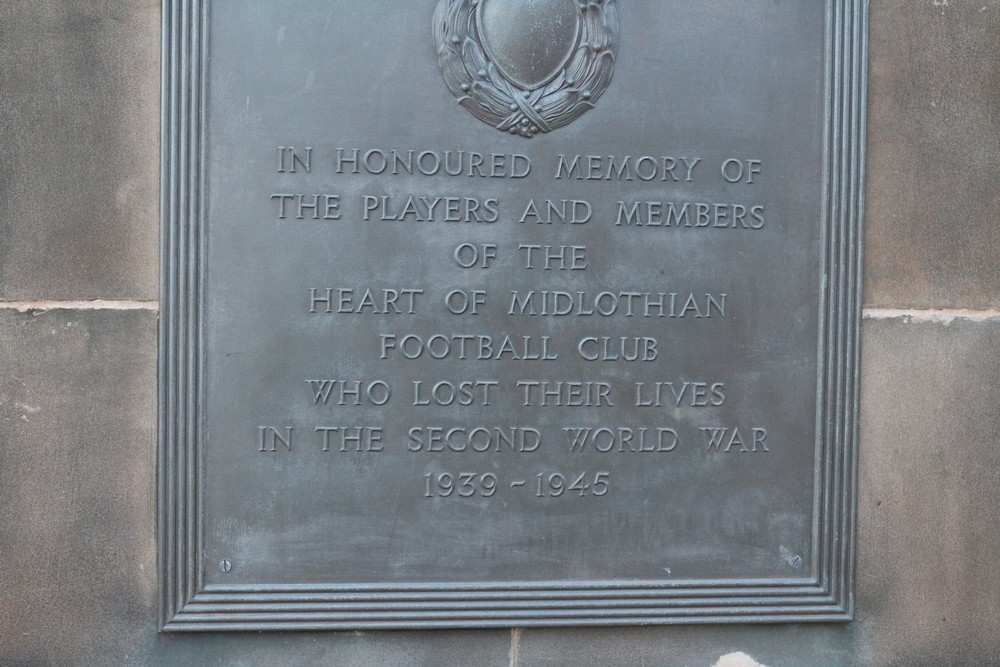 War Memorial Heart of Midlothian Football Club #3