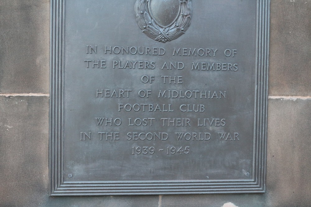 Oorlogsmonument Heart of Midlothian Football Club #3