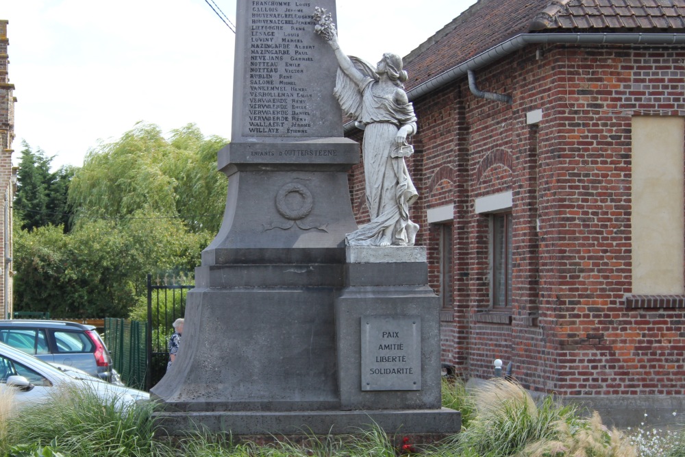 Oorlogsmonument Outtersteene	 #2